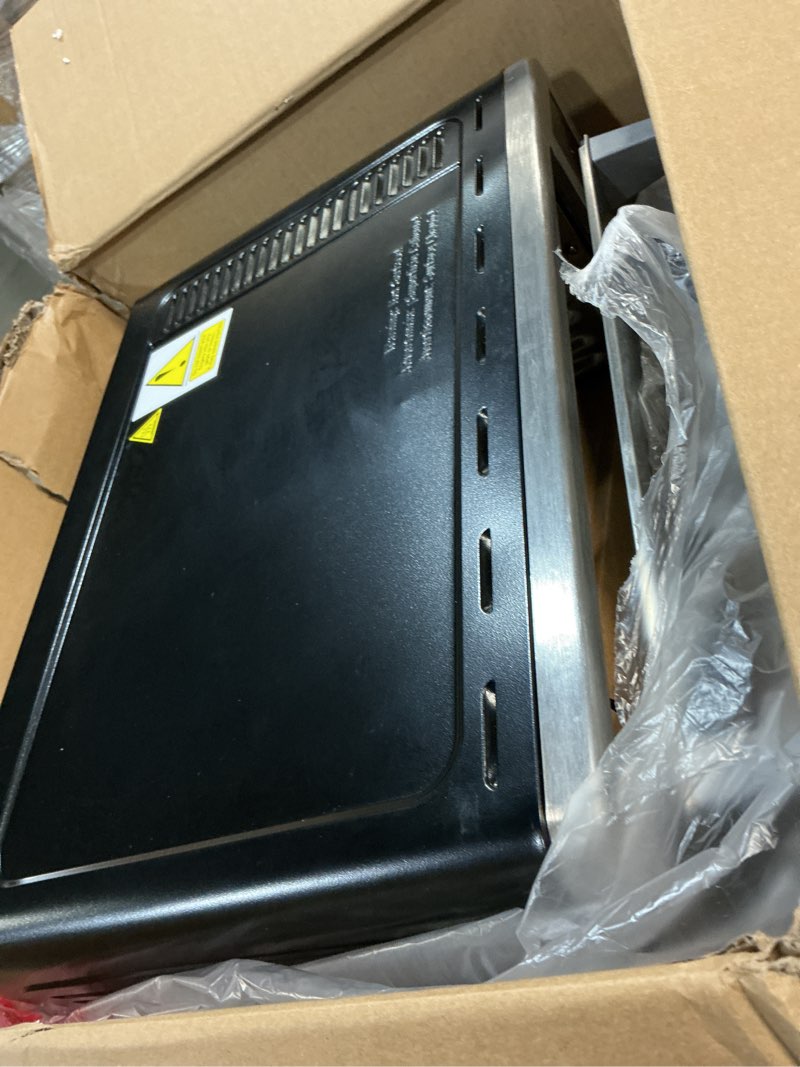 Condition photo showing Good Condition for toshiba cheffry air fryer toaster oven combo, 26.4 qt large capacity, 12-in-1 countertop toaster oven, stainless steel