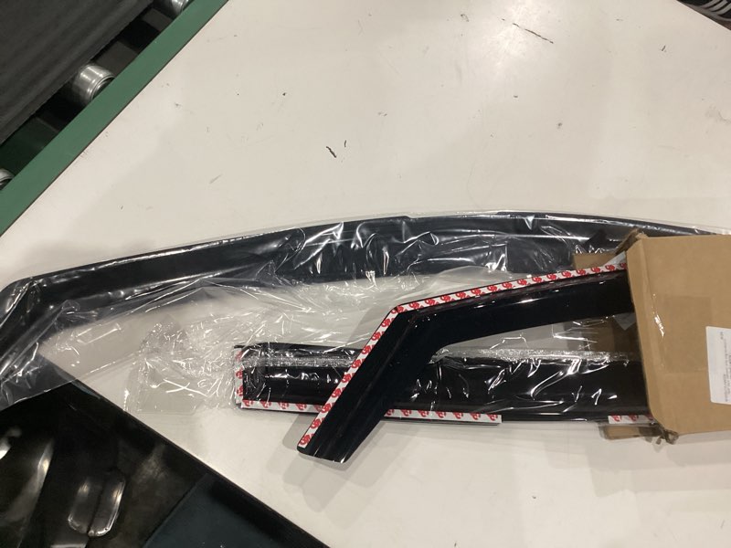 Condition photo showing Good Condition for in-channel rain guards for volkswagen (vw) jetta 2019-2026, window visor shields vent deflector shade wind dark smoke 2020 2021 2022 2023 2024 2025 19 20 21 22 23 24 25 26, tape-on inside-mount, 4pcs for 2019-2026 | volkswagen (vw) jetta | in-channel