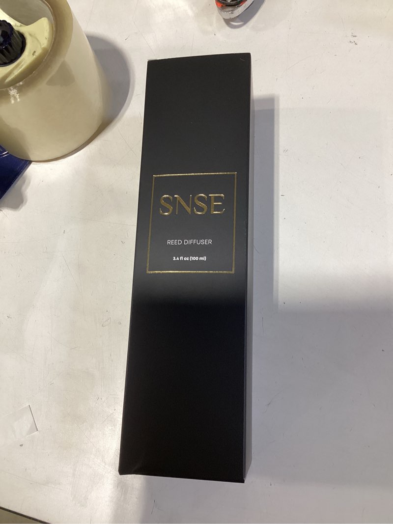 Condition photo showing New/Like New for snse narcotique perfumed reed diffuser set - premium reed diffusers for home with diffuser reeds, luxurious gift aroma, sophisticated scent, ideal for relaxation, elegant home fragrance