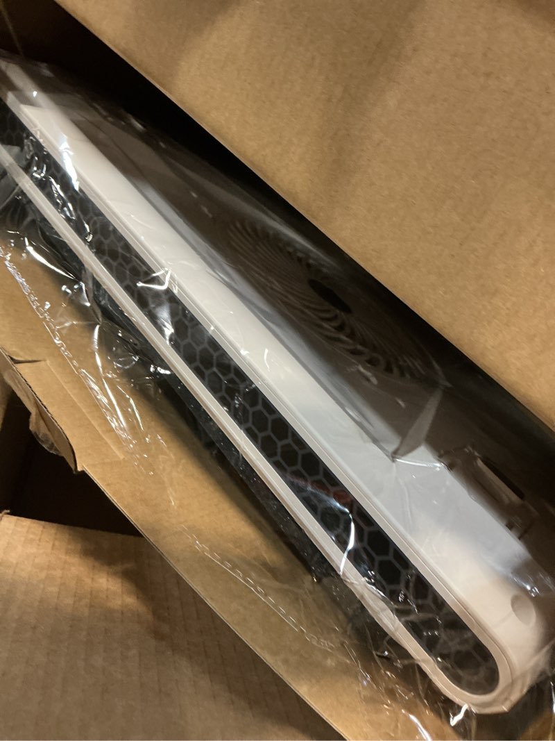 Condition photo showing New/Like New for llano V12 Laptop Cooling Pad with 5.5" Turbofan – High-Speed Cooling for 15-19 Inch Gaming Laptops, Adjustable Speed & Touch Control, 3-Port USB Hub, with Mousepad, White (No RGB) V12 White (Hub+No RGB)