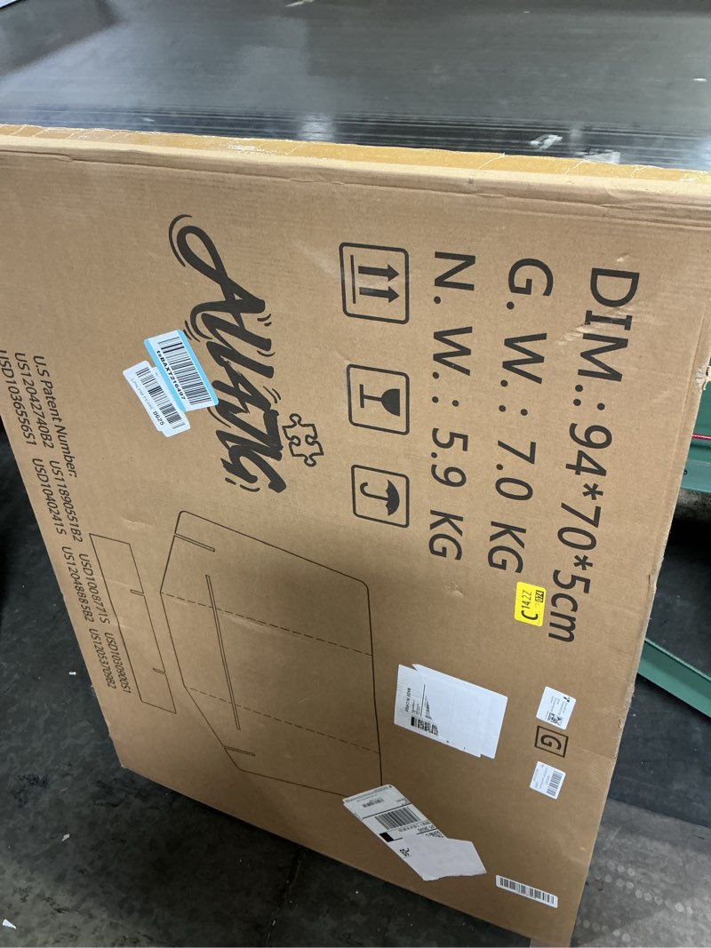 Condition photo showing New/Like New for ALL4JIG 1500 Pieces Rotating Puzzle Board with 4 Drawers and Cover,25"x34" Portable Wooden Jigsaw Puzzle Table for Adults,Lazy Susan Spinning Puzzle Boards Birthday Gift for mom