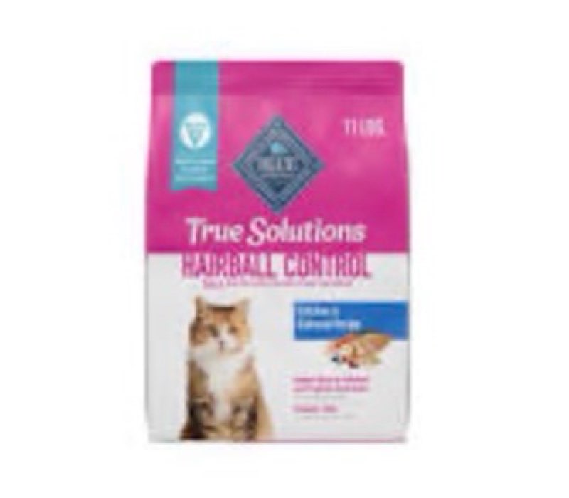 best by 06/16/26 blue buffalo true solutions hairball control adult dry cat food, made in the usa with natural ingred