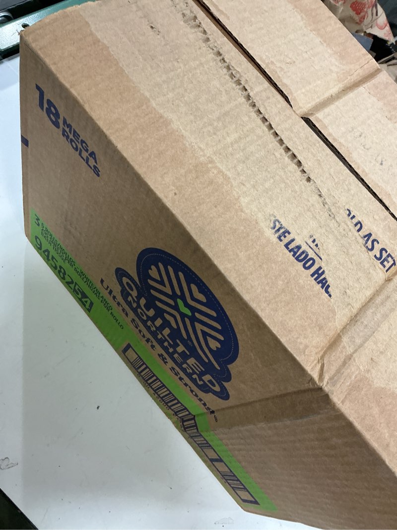 Condition photo showing New/Like New for Quilted Northern Ultra Soft & Strong Toilet Paper, 18 Mega Rolls = 72 Regular Rolls, 5X Stronger, White, 2-Ply, Premium Toilet Tissue Mega 18 Rolls (Pack of 1)