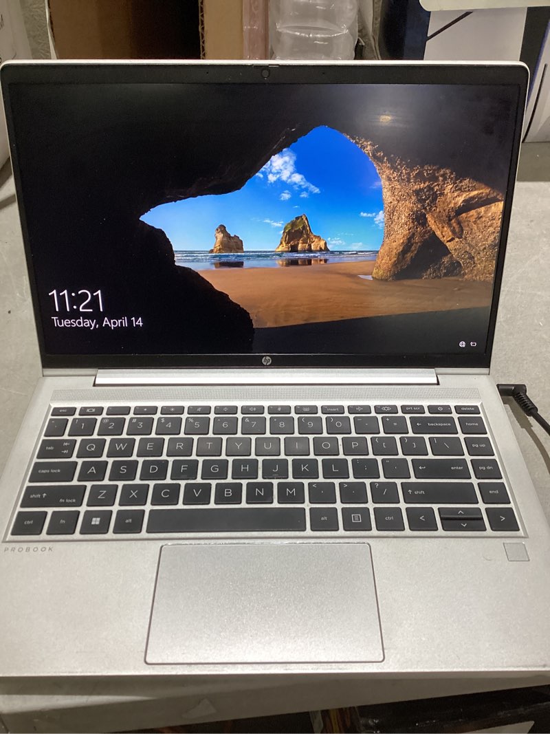 Condition photo showing Good Condition for (powers on)hp probook 445 g9 14\" notebook - full hd - 1920 x 1080 - amd ryzen 5 5625u hexa-core (6 core) - 16 gb total ram - 256 gb ssd - silver (renewed)