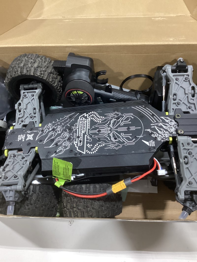amoril 1/10 rtr brushless fast rc cars for adults,max 50mph hobby electric off-road monster truck,waterproof high speed rc car 4wd remote control car with 3s lipo,green