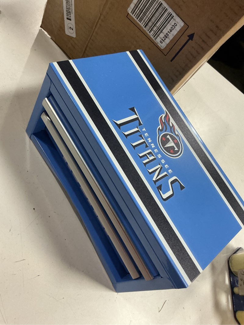 Condition photo showing As Is for  kobalt mini toolbox tennesee titans