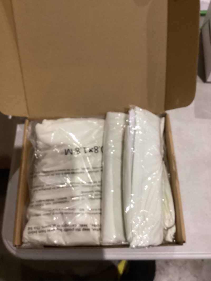 Condition photo showing New/Like New for Wokceer Wedding Arch Backdrop Cover Set of 3 Spandex Fitted Wedding Arch Stand Covers for Round Top Chiara Backdrop Stands Cover for Birthday Party Ceremony Banquet Decoration 4ft,5ft,6ft Ivory 4FT, 5FT, 6FT Ivory