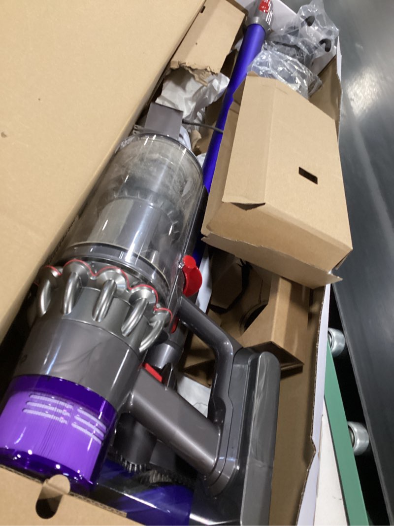 Condition photo showing As Is for Dyson V11 Cordless Stick Vacuum, Large, Nickel/Blue