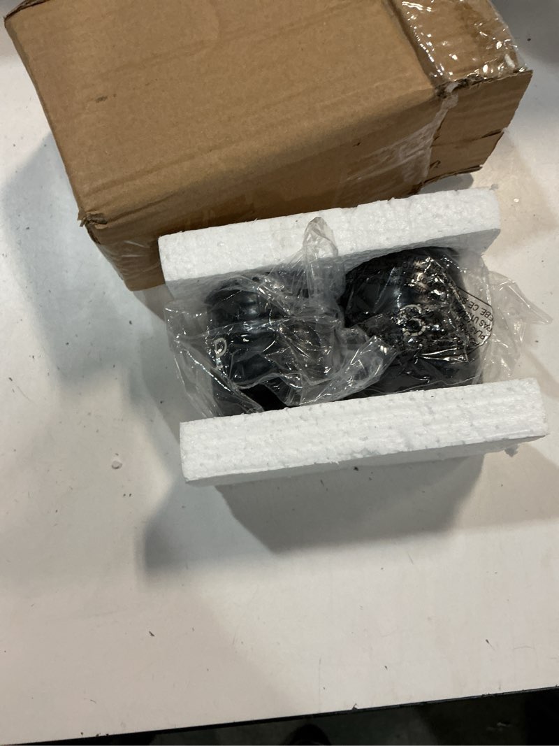 Condition photo showing New/Like New for Nat & Jules Raw Bottom Black 3 x 2 Ceramic Salt and Pepper Shaker 2 Piece Set