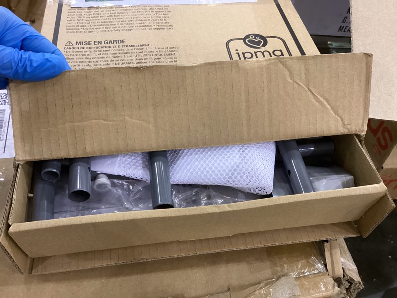 Condition photo showing As Is for Regalo Swing Down Bed Rail Guard, with Reinforced Anchor Safety System 43 Inch