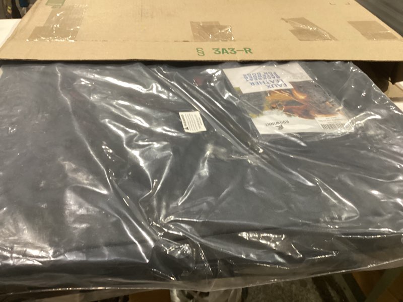 Condition photo showing New/Like New for back seat extender for dogs-large space, hard bottom pu leather dog car seat cover for back seat 420lb, anti-scratch backseat extender for dogs,waterproof dog hammock for car, suv, truck l - for cars/ mid-size suv/ small truck all black