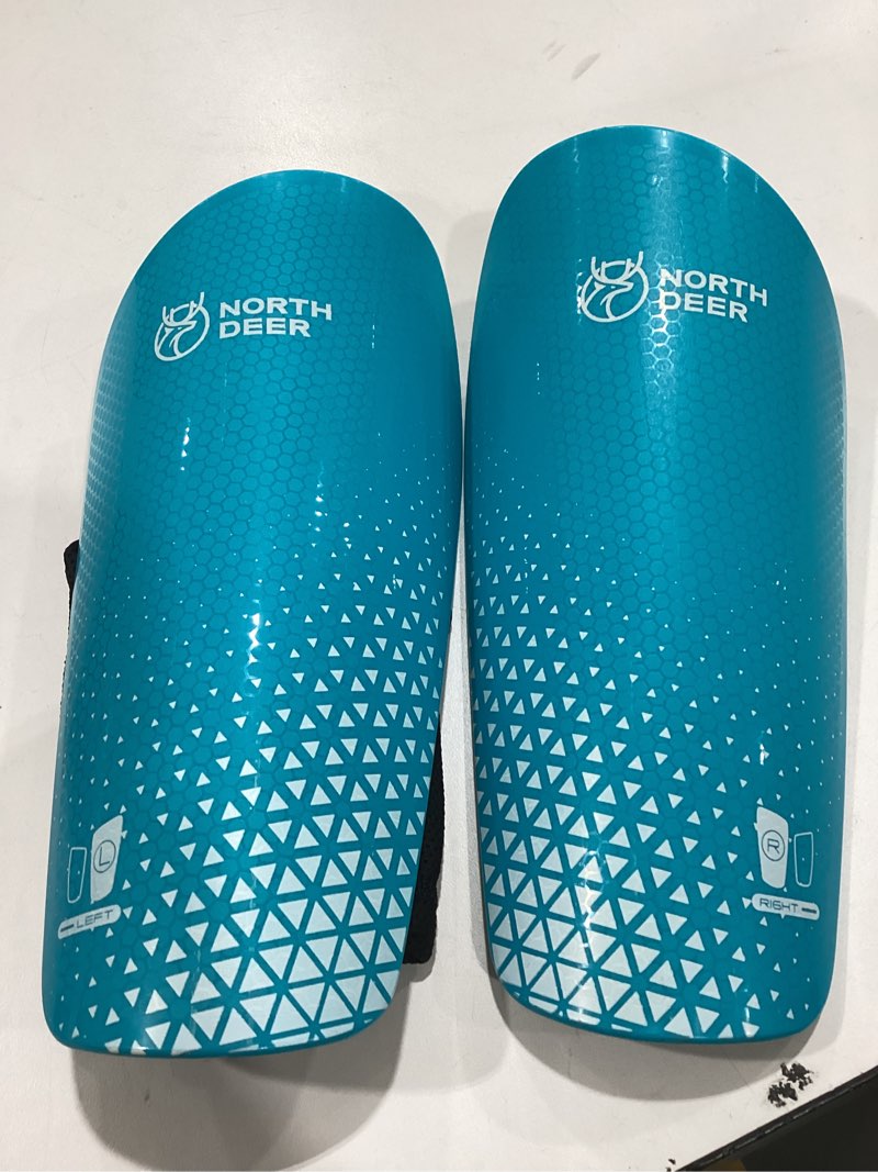 Condition photo showing As Is for Northdeer Soccer Shin Guards for Kids Adults. Sleeves with Optimized Insert Pocket - Protective Soccer for Boys Girls Men