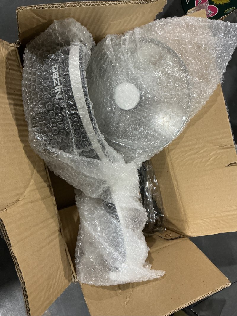 Condition photo showing New/Like New for Dezin Hot Pot Electric Upgraded, Non-Stick Sauté Pan, Rapid Noodles Electric Pot, 1.5L Mini Portable Hot Pot for Steak, Egg, Fried Rice, Ramen, Oatmeal, Soup with Power Adjustment 1.6 Quarts Beige