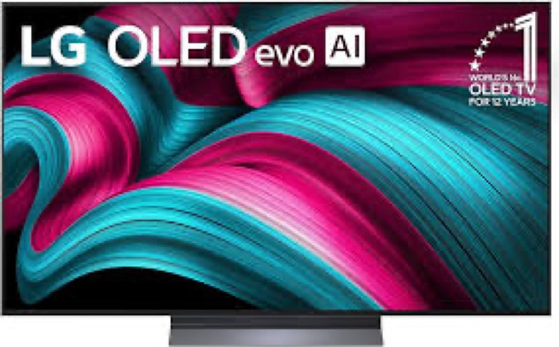 LG 55-Inch Class OLED evo AI 4K C5 Series Smart TV w/Dolby Atmos, Dolby Vision, HDR10, AI Super Upsc