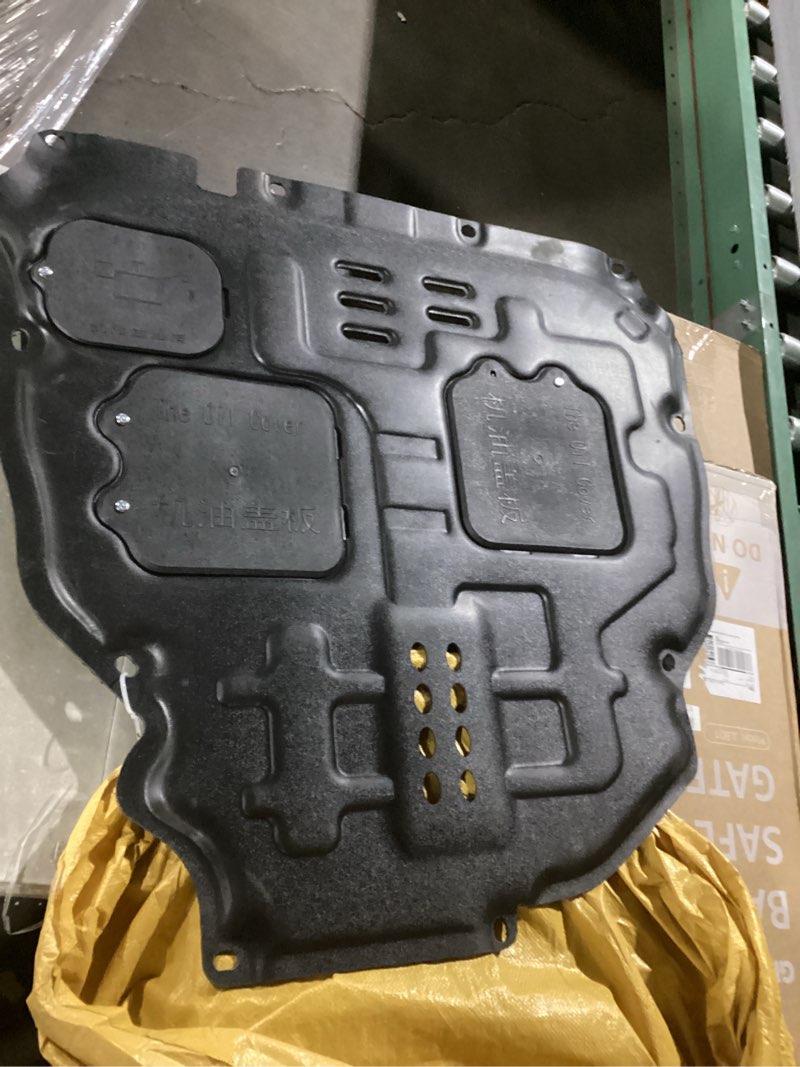 Condition photo showing Good Condition for front engine splash shield fit for 2019-2024 2025 toyota rav4 engine case guards suitable for rav4 under engine cover mud flaps directly replace original 2019-2025 toyota rav4
