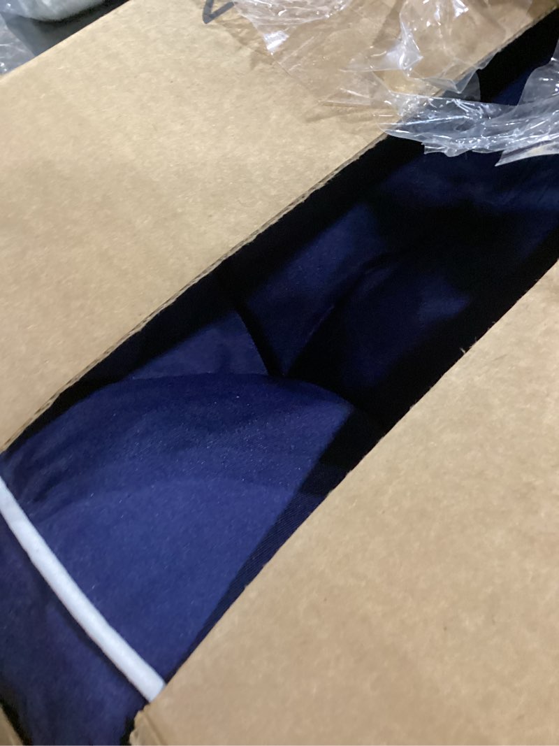 Condition photo showing Good Condition for Wellsin Outdoor Chair Cushions Set of 2, Patio Cushions for Outdoor Furniture, Tufted Waterproof Outdoor Chair Pads, 19 x 19 Inch, Navy Navy 19x19x5