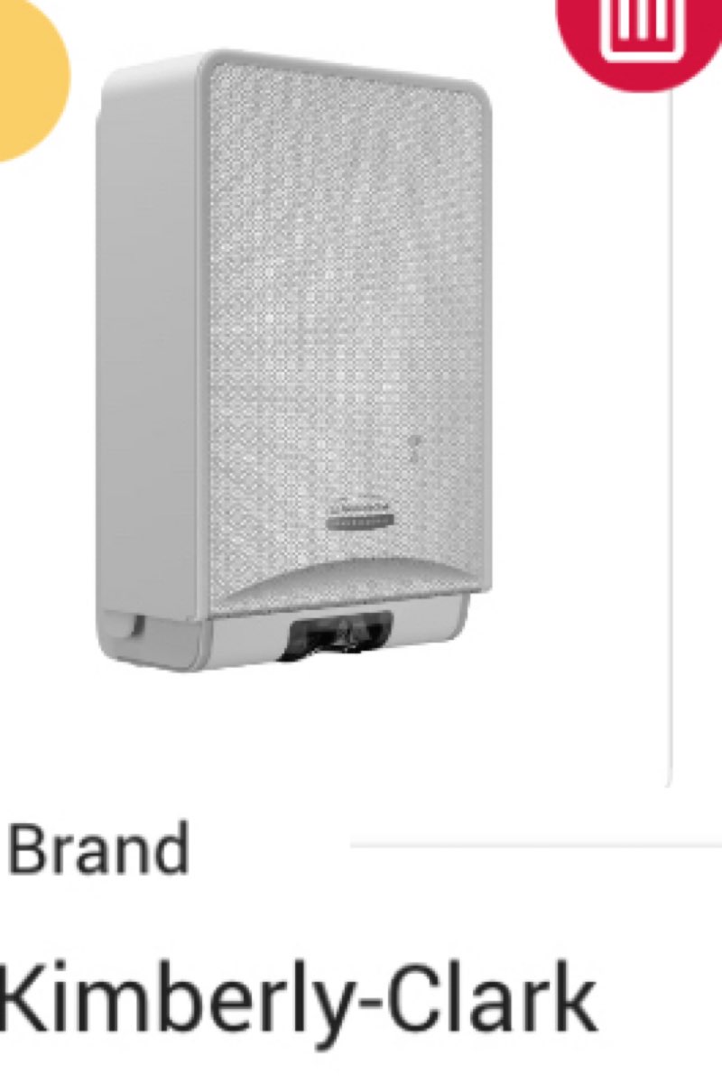 kimberly-clark kcc53694 automatic soap & sanitizer dispenser  silver mosaic