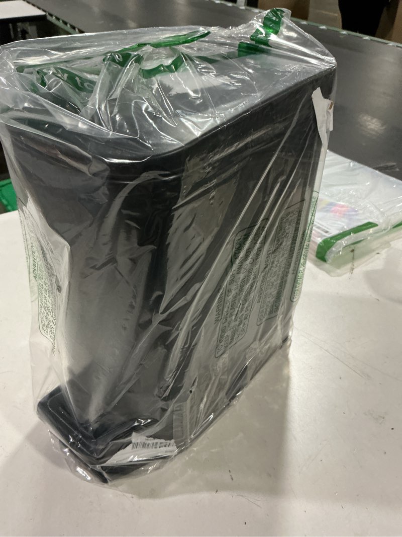 Condition photo showing Good Condition for cesun small bathroom trash can with lid soft close, step pedal, 6 liter / 1.6 gallon stainless steel garbage can with removable inner bucket, anti-fingerprint finish (matt black)