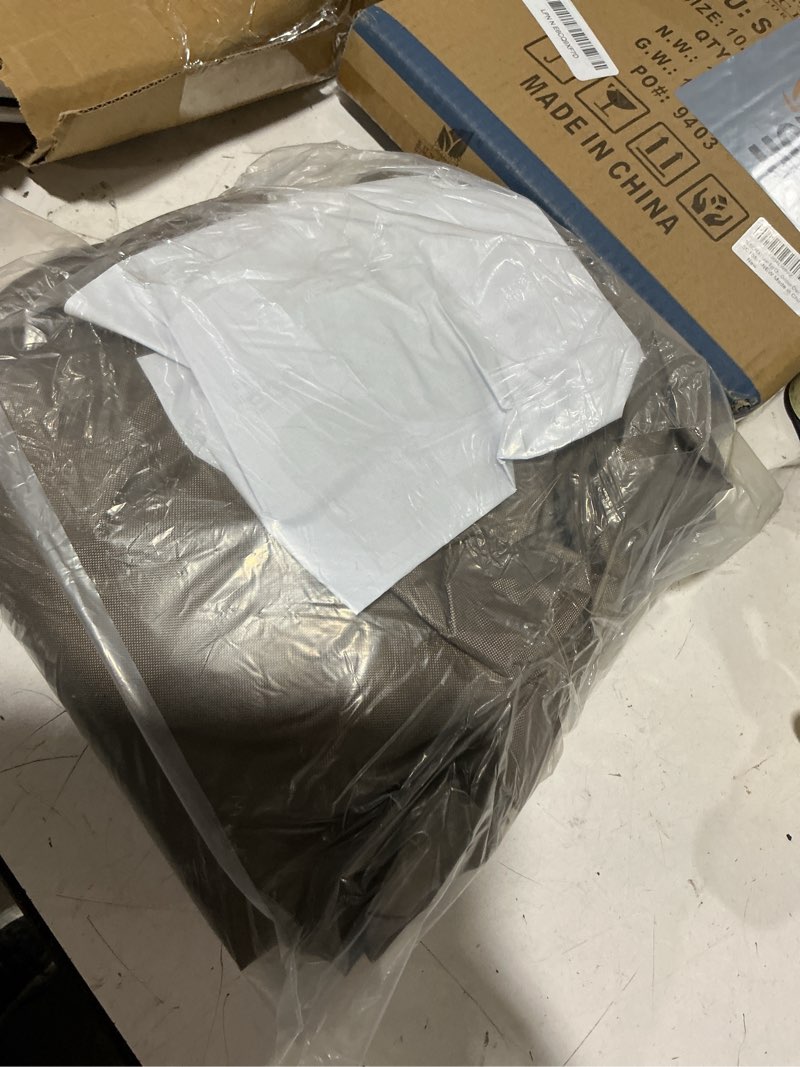 Condition photo showing New/Like New for suncreat lawn egg chair cover, patio rain cover for indoor outdoor chair, medeium size, brown medium brown