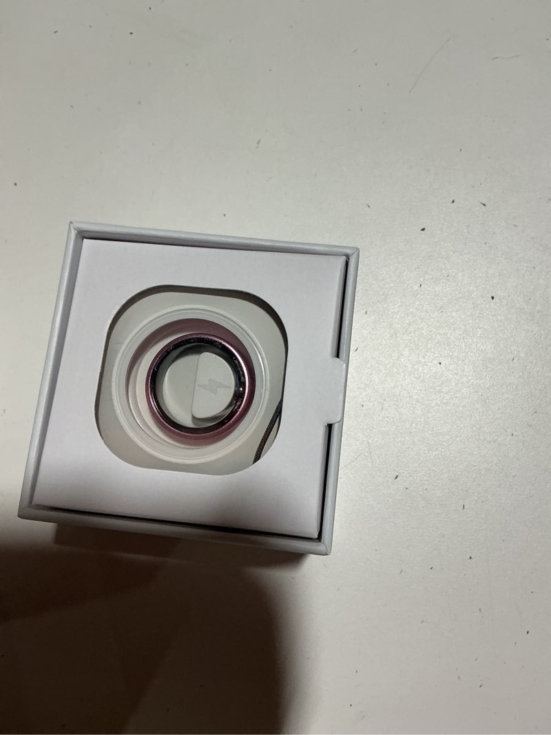 Condition photo showing Good Condition for smart ring for women men, health tracker with heart rate/blood oxygen/blood pressure/sleep monitoring/step counting, ip68 waterproof fitness ring, no app fees for iphone & android (lavender pink, 10#) lavender pink 10#