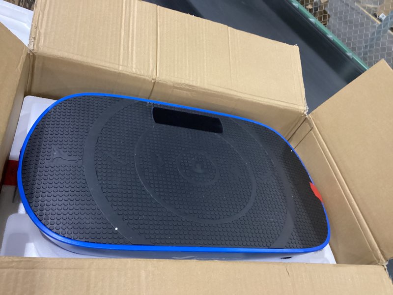 Condition photo showing Good Condition for MERACH Vibration Plate Exercise Machine, Curved Vibration Plate for Lymphatic Drainage Weight Loss, Vibrating Plate with Real-Time Calorie Tracking on LED Display, Workout Equipment for Home Women Men