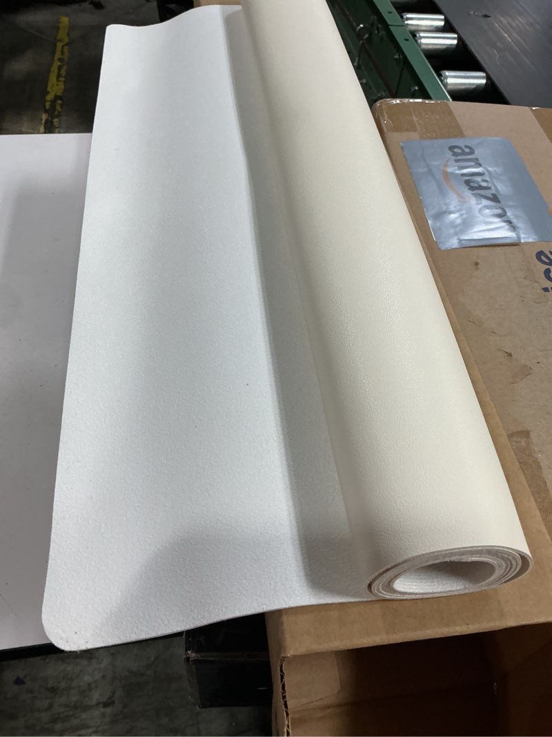 Condition photo showing Good Condition for YSAGi Leather Desk Protector, Office Mat, Large Mouse Mat, Non-Slip PU Leather Blotter, Laptop Desk Pad, Waterproof Writing Pad for Office and Home (Cream, 47.2" x 23.6") Cream 47.2" x 23.6"