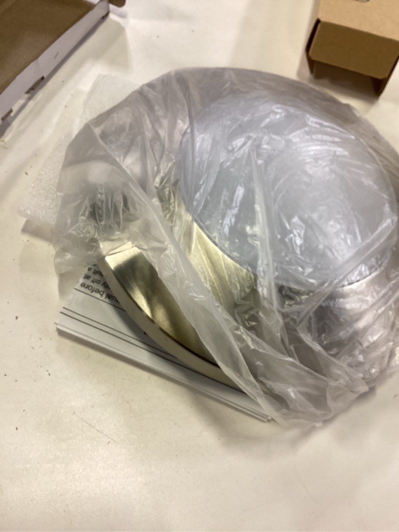 Condition photo showing Good Condition for progress lighting cct led 1-light 7.5-in brushed nickel led flush mount light energy star