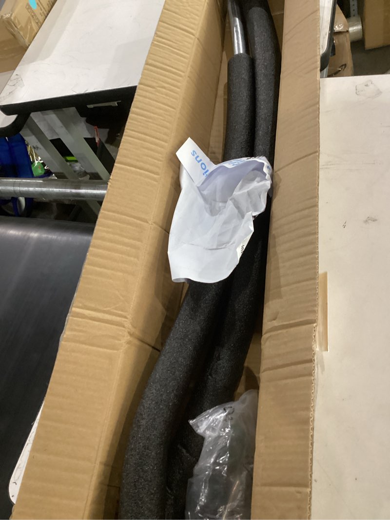 Condition photo showing Good Condition for 1pcs trampoline pole replacement, trampoline enclosure pole fits 8-16ft straight pole trampoline frame, reliable trampoline accessories includes foam sleeve & pole caps for 2 install ways