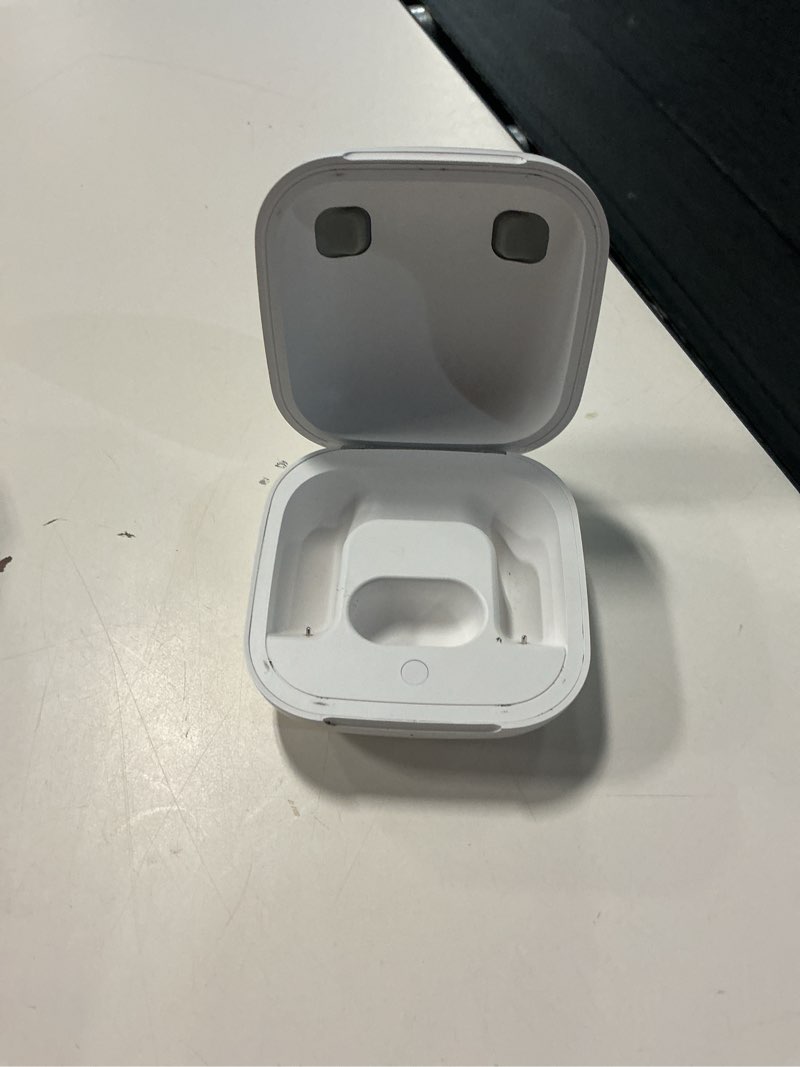 Condition photo showing Good Condition for charging case replacement compatible with powerbeats pro charger with bluetooth pairing sync button & 700mah built-in battery (not include power beats earbuds) white