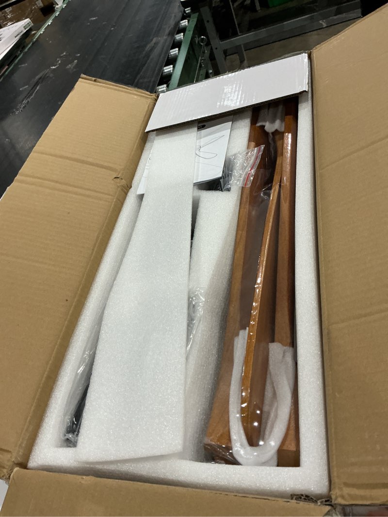 Condition photo showing New/Like New for ceiling fans with lights and remote, 52 inch outdoor ceiling fan for patios with light 3 downrods, 3 blades modern ceiling fan noiseless reversible dc motor, wood fan for farmhouse walnut wood 52 inch