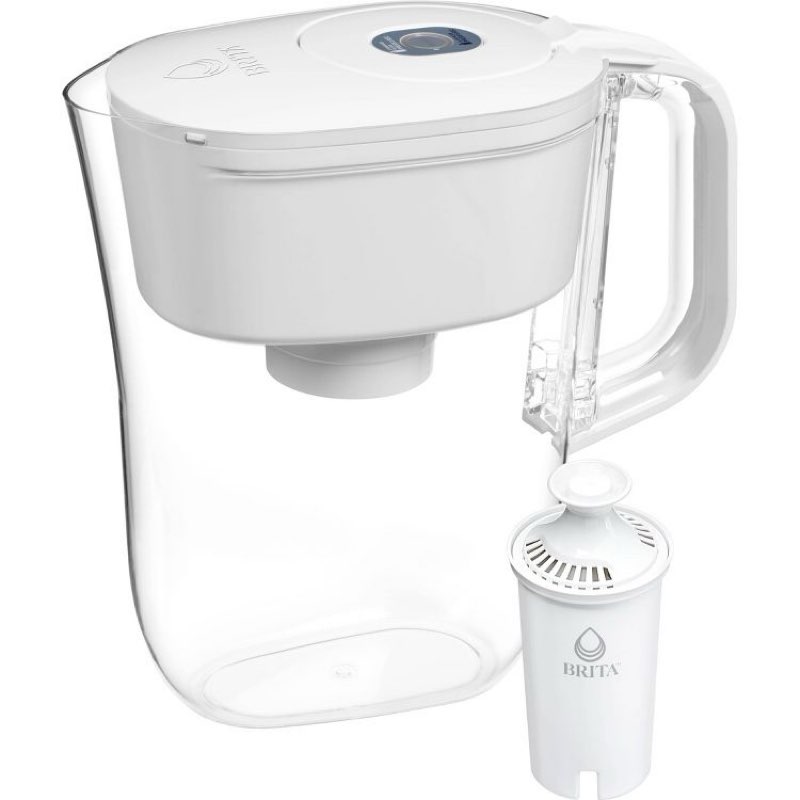 Brita Water Filter 6-Cup Denali Water Pitcher Dispenser with