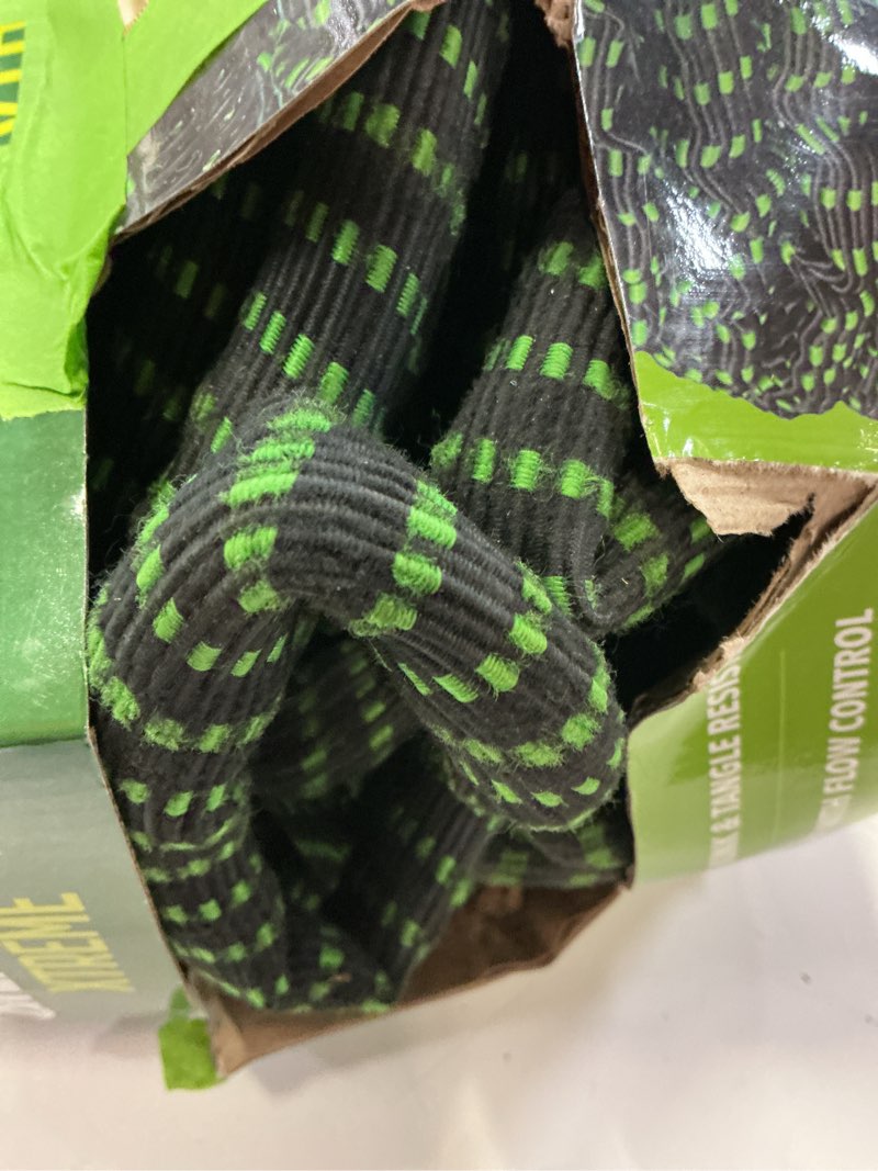 Condition photo showing As Is for flex-able hose flex-able xtreme hose 100ft - kink free, expandable, heavy duty, green