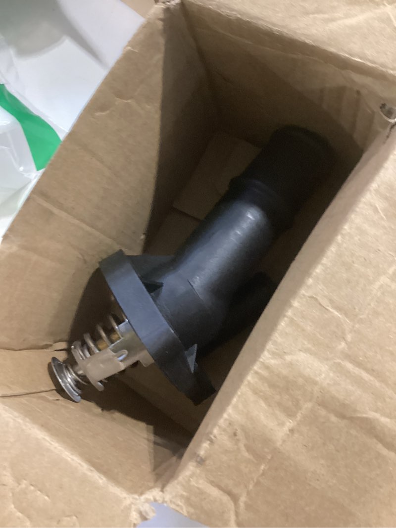 Condition photo showing Good Condition for engine coolant thermostat housing assembly compatible with 2007-2017 mazda 3, 5, mx-5 miata, ford focus, fusion, escape taurus, lincoln mkz, mkc, mkt - replaces lf7015170, 902-682
