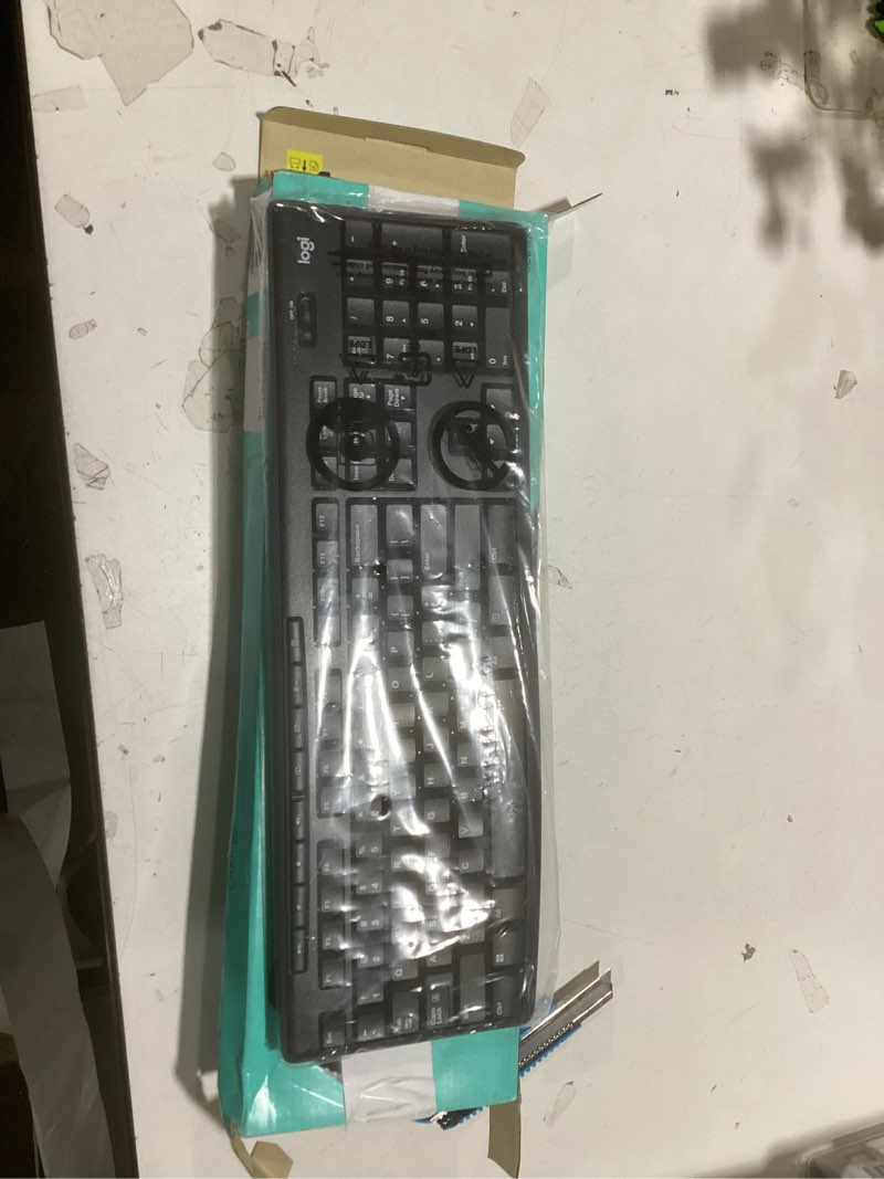 Condition photo showing Good Condition for logitech mk270 wireless keyboard and mouse combo for windows, 2.4 ghz wireless, compact mouse, 8 multimedia and shortcut keys, 2-year battery life, for pc, laptop - black black 1 pack combo