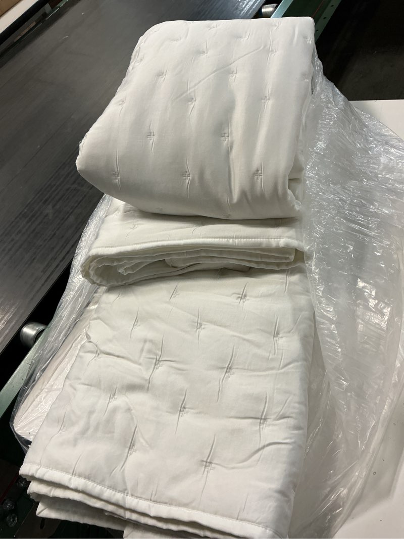 Condition photo showing Good Condition for bamboo dream quilt queen size color white 1pcs 