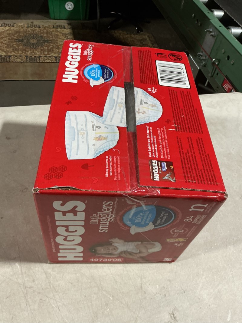 Condition photo showing New/Like New for Huggies Little Snugglers Diapers - Newborn - 84ct