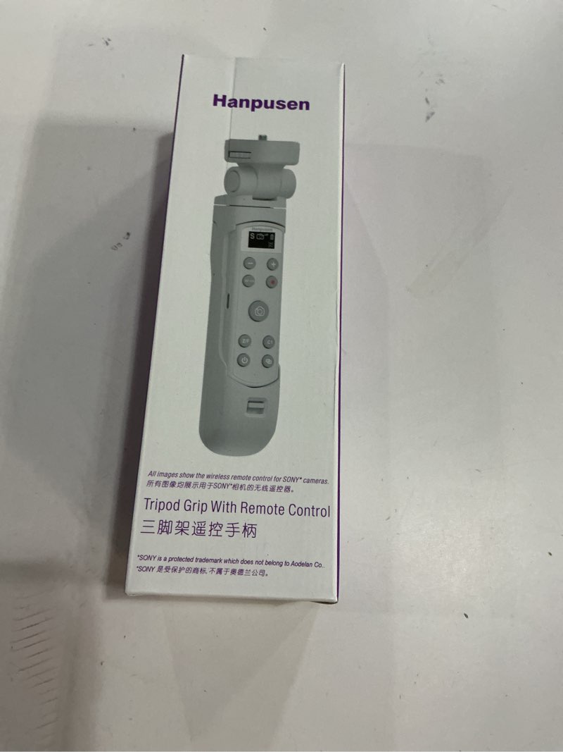 Condition photo showing New/Like New for Hanpusen Tripod for Canon Camera, Wireless Shooting Grip with Remote Control - Tripod Stand with Rechargeable Shutter Release for R8/G7 X III/R50/R10/R100/M50/M200/M6 II/G5 X II, Replace HG-100TBR