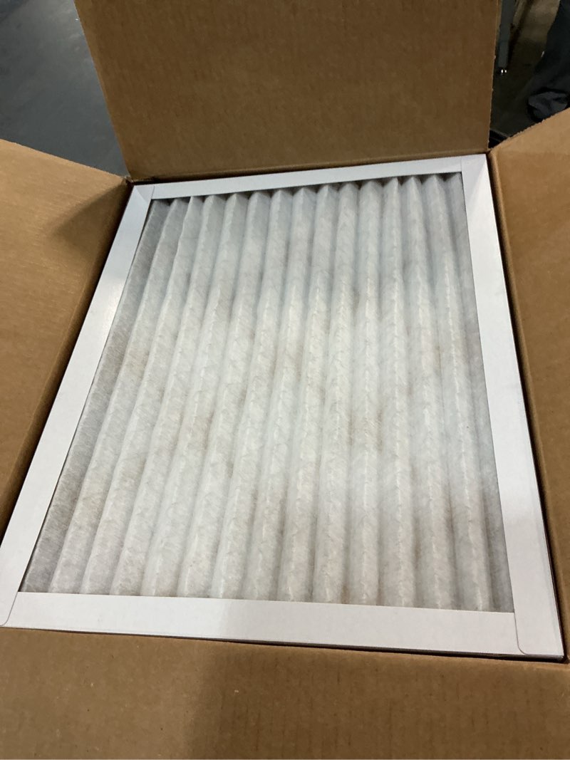 Condition photo showing Good Condition for Amazon Basics Merv 5 AC Furnace Air Filter 16x20x1 inches, Pack of 6 (Actual size: 15.75" x 19.75" x 0.75") 16x20x1 Merv 5