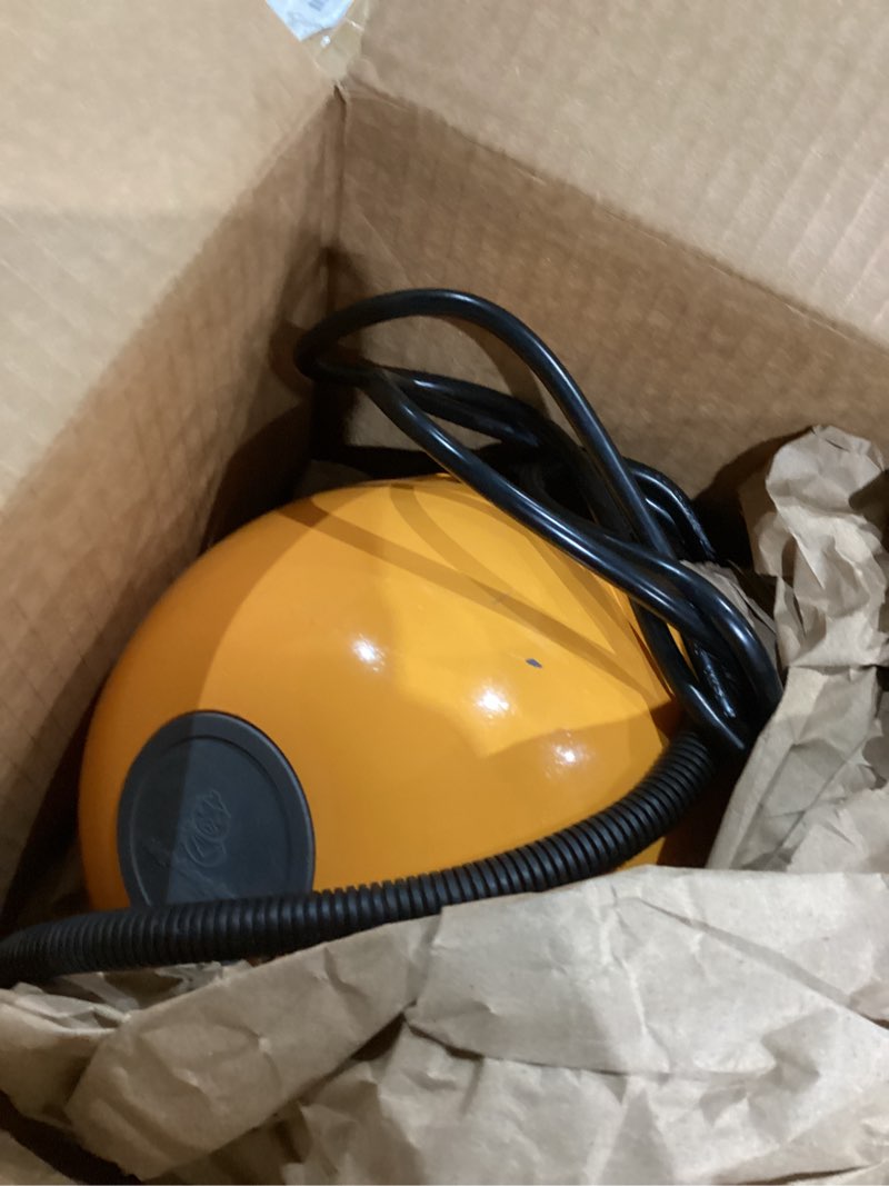 Condition photo showing As Is for 2000W Handheld Steam Cleaner, 248°F High Temperature Multipurpose Steam Cleaners with 1500ml Tank, 6 Adjustable Gear for Home Kitchen Grease Car Cleaning, Orange