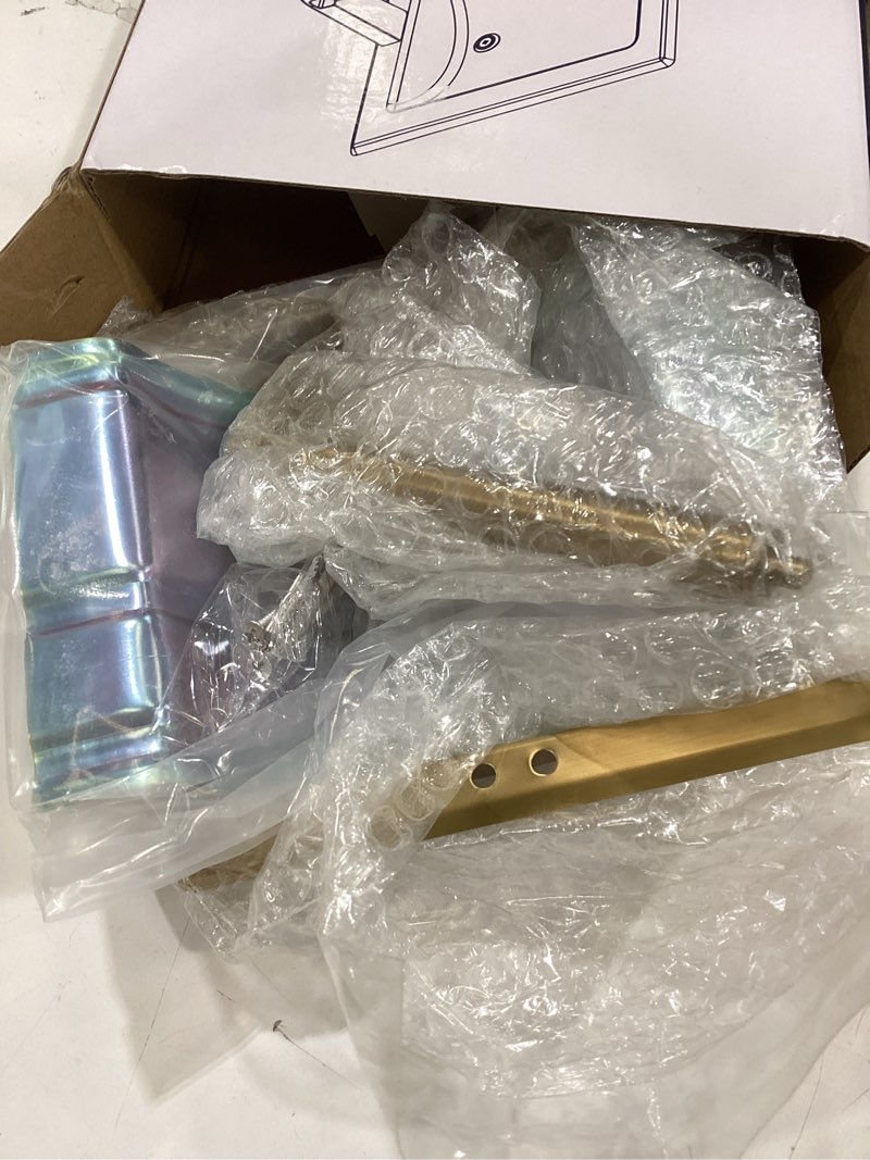 Condition photo showing Good Condition for recessed gold toilet paper holder, in wall toilet paper holder pivoting, gold wall mount toilet paper roll holder, bathroom brushed brass stainless steel tissue holder brushed brass 1