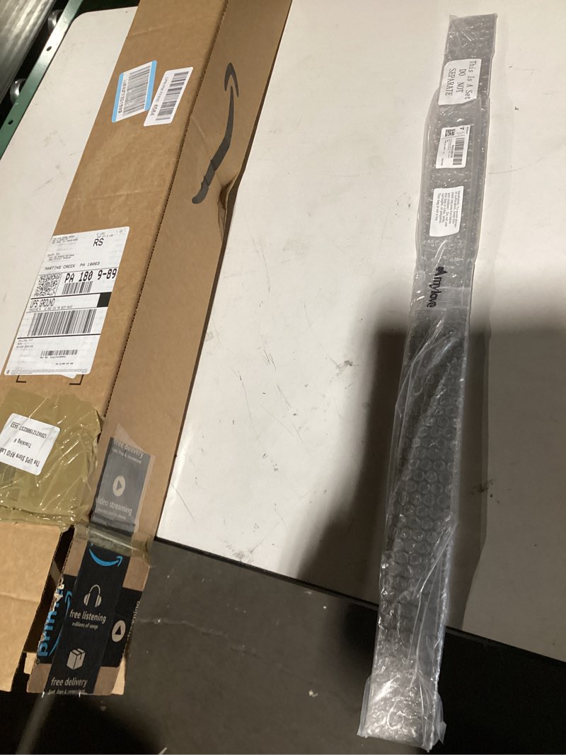 Condition photo showing New/Like New for 2 Pcs Stainless Steel Trim Strips 304 Brushed Stainless Steel Metal Finishing Sheet Metal Gap Strip Filler Trim for Kitchen Tools(2 x 30 Inch,Silver) 2 x 30 Inch Silver