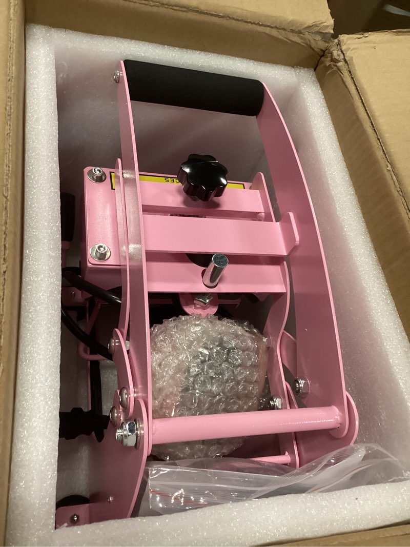 Condition photo showing Good Condition for Hat Press, Hat Press Heat Machine for Caps, Hat Heat Press with 2 Platens and HTV Iron On for Vinyl, Sublimation, Heat Transfer (Pink)