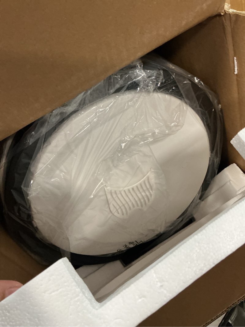 Condition photo showing As Is for Towel Warmer, 20L Hot Towel Warmers for Bathroom with 24H Timer, Temperature Adjustable, LED Display, Auto Shut Off, Even Heated for Oversized Towels, Bathrobes, Blankets Black+white