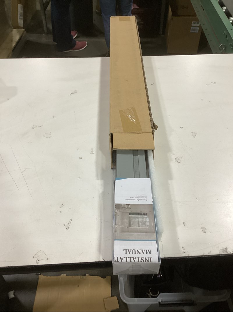 Condition photo showing New/Like New for Changshade Cordless Cellular Shades, Blackout Honeycomb Shades for Windows, Pull Down Pleated Blinds, Easy to Install for Indoor Windows and French Doors,19" W x 36" H, Grey Blackout Grey-color Coordinated 19"W x 36"H