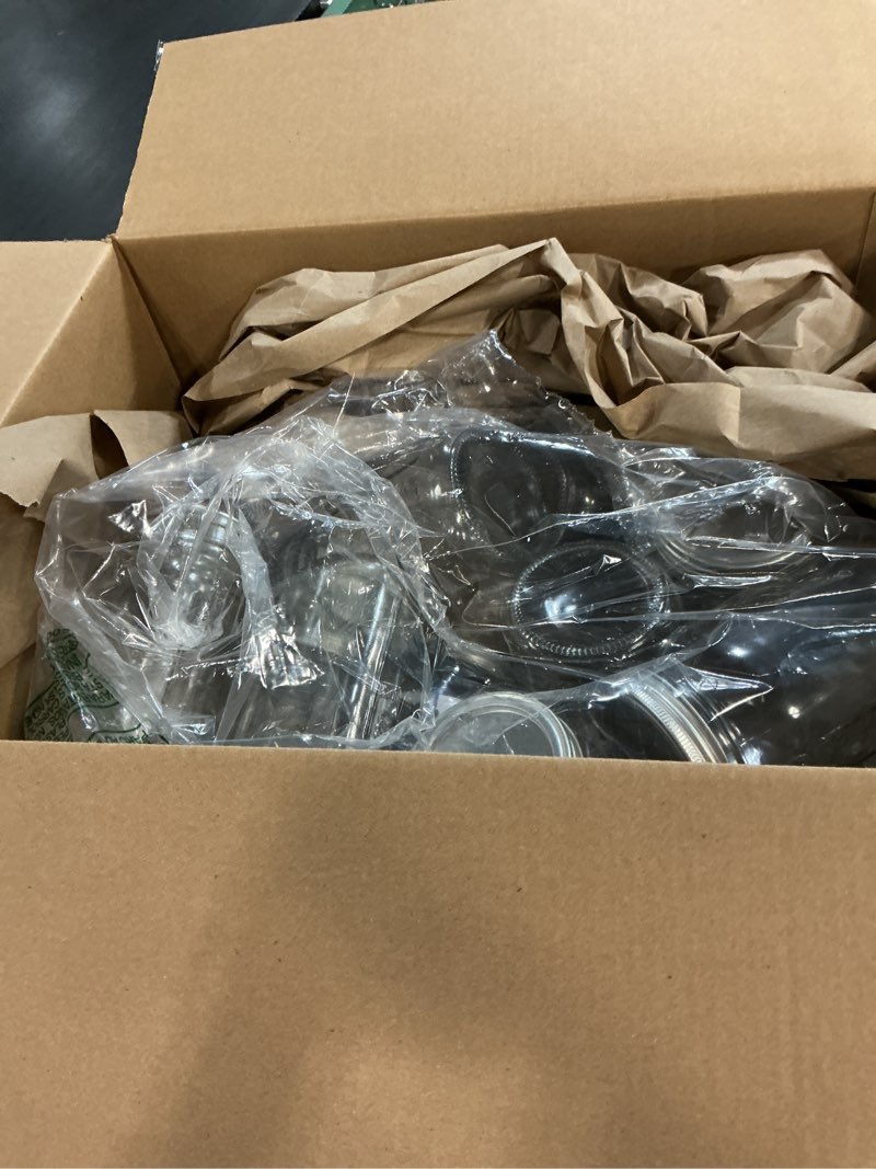 Condition photo showing Good Condition for mason jars 32 oz,12 pack quart mason jars wide mouth with lids,32oz glass canning jars for centerpieces,food storage,meal prep,overnight oats,fermenting