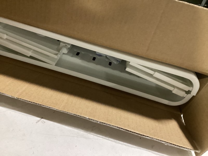 Condition photo showing As Is for UAK Laundry Basket with Wheels, Collapsible Plastic Laundry Hamper with Handle, Foldable Laundry Basket Organizer for Laundry and Bathroom (?Pure white, XXL)