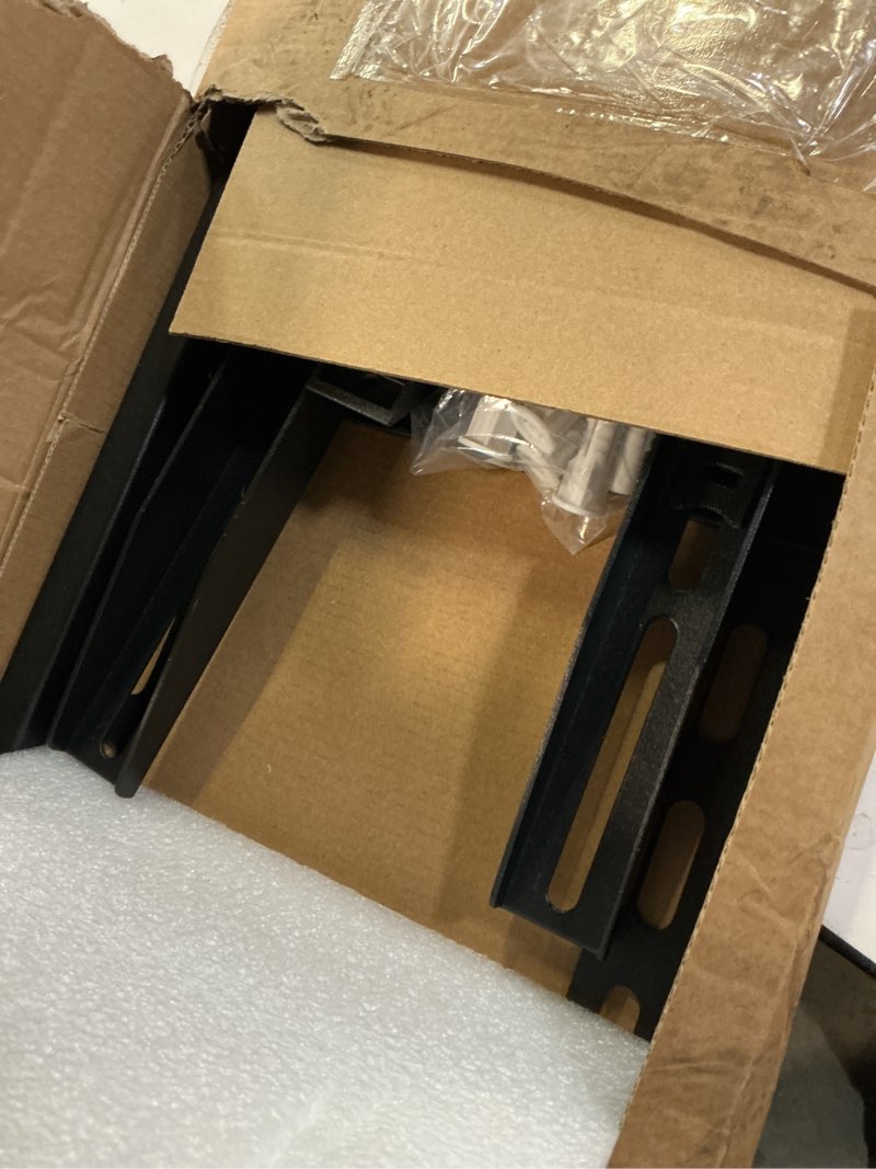 Condition photo showing As Is for heavy duty fixed tv wall mount for 48-150 inch large tvs up to 330lbs & 900x600mm vesa, low profile slim tv mount bracket, fits 16"/18"/24"/32" wood studs, for most 65+ 75+ 85 86 90 98 100 120 150 tv