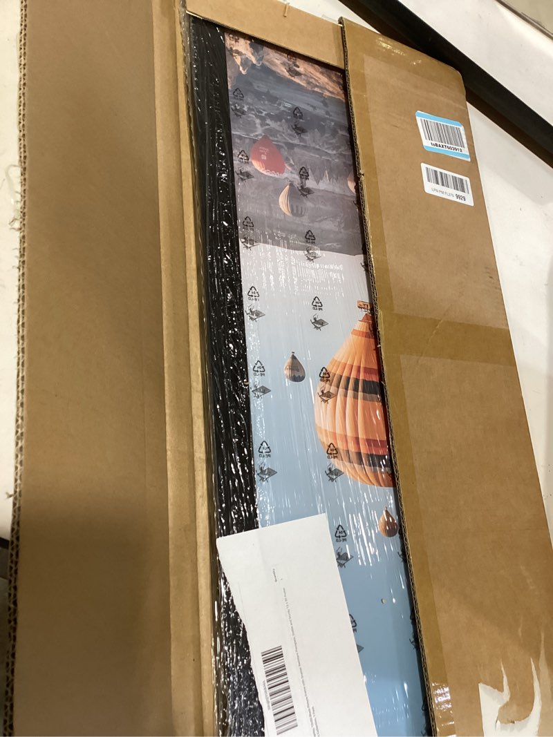 Condition photo showing New/Like New for 12x30 picture frame for wall display, 12x30 black picture frame with shatter resistant plexiglass, stable and sturdy 12 x 30 poster frame for wall display, handpicked gift collection, 1 pack
