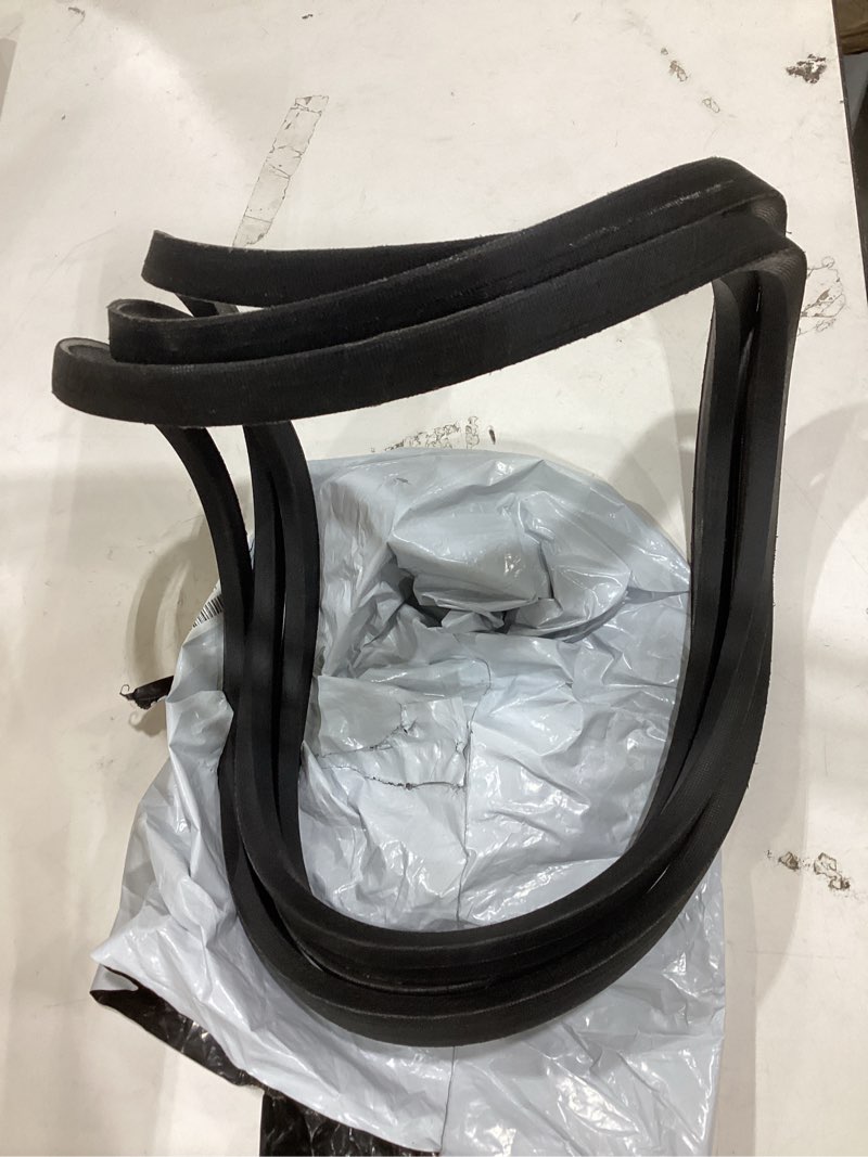 Condition photo showing As Is for lawn mower rzt 50" deck belt for cub ct 754-05078 954-05078 ultima series zt1-50, zt1-50 kw, zt2-50 kw and zt1-50 kh