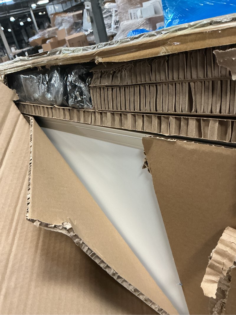 Condition photo showing Good Condition for maxtek rolling whiteboard, 96x48 large double-sided white board dry erase on wheels, giant magnetic white board standing for office, school, home office, homeschool 96x48 inch white